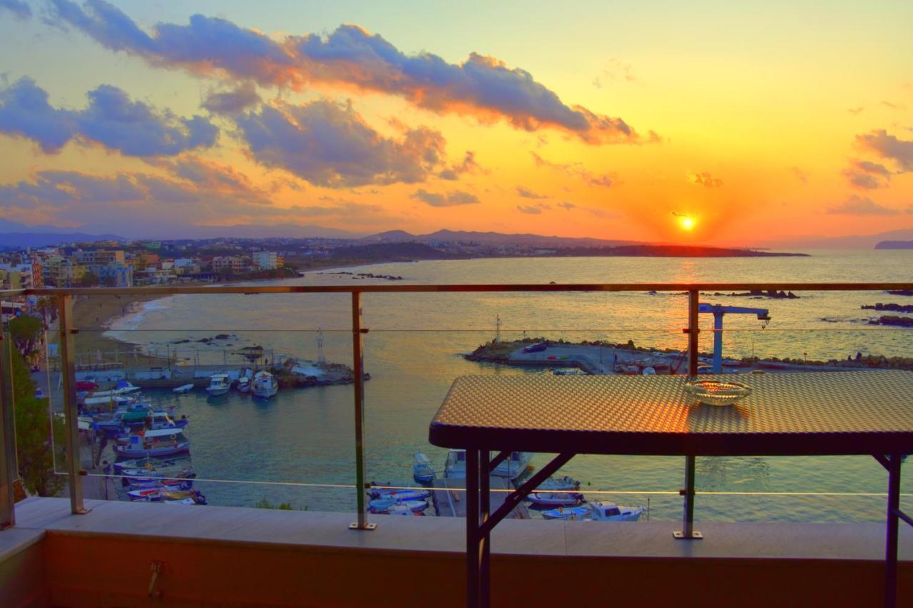 Panoramic Sea View Apartment Chania  Bagian luar foto