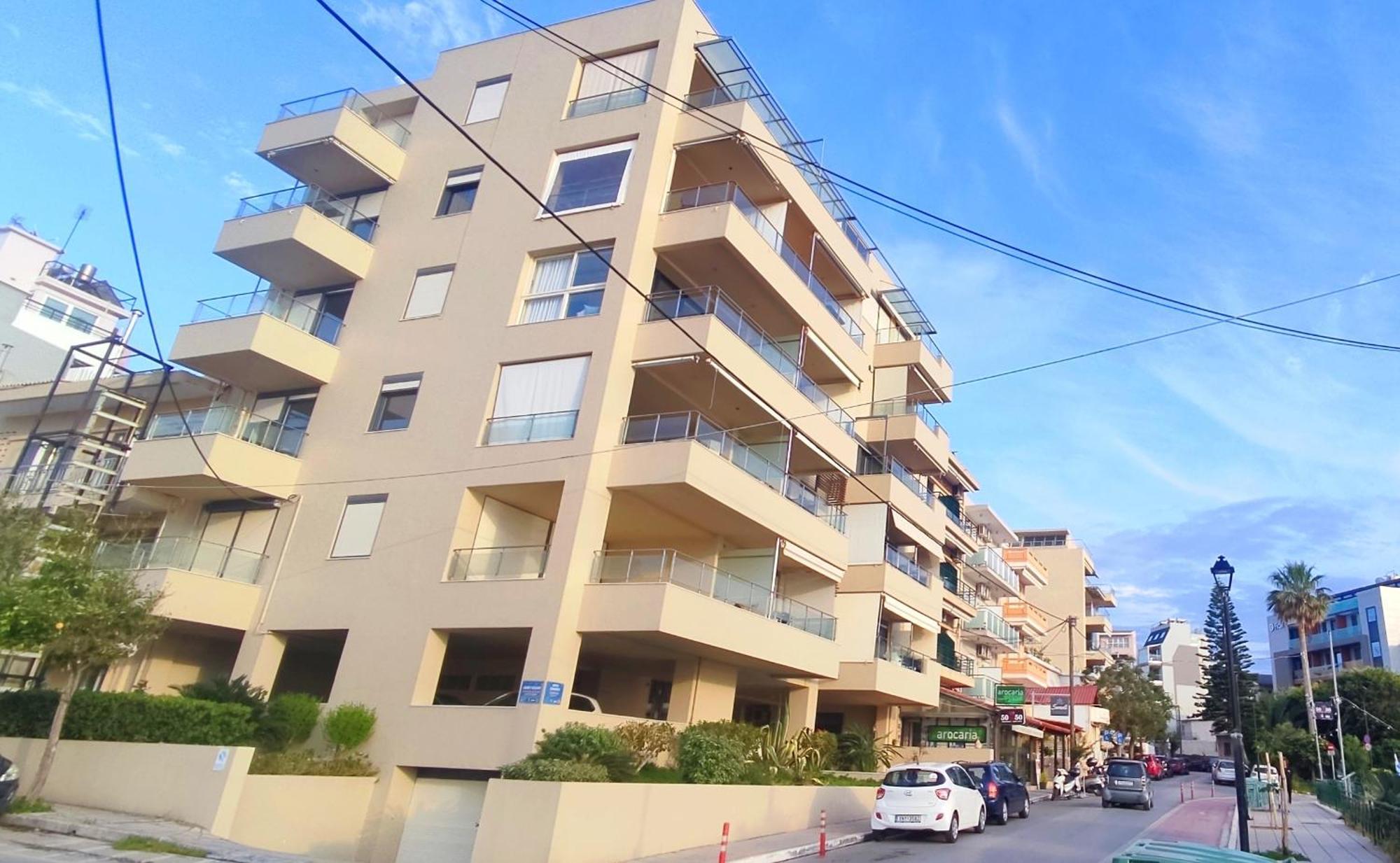 Panoramic Sea View Apartment Chania  Bagian luar foto
