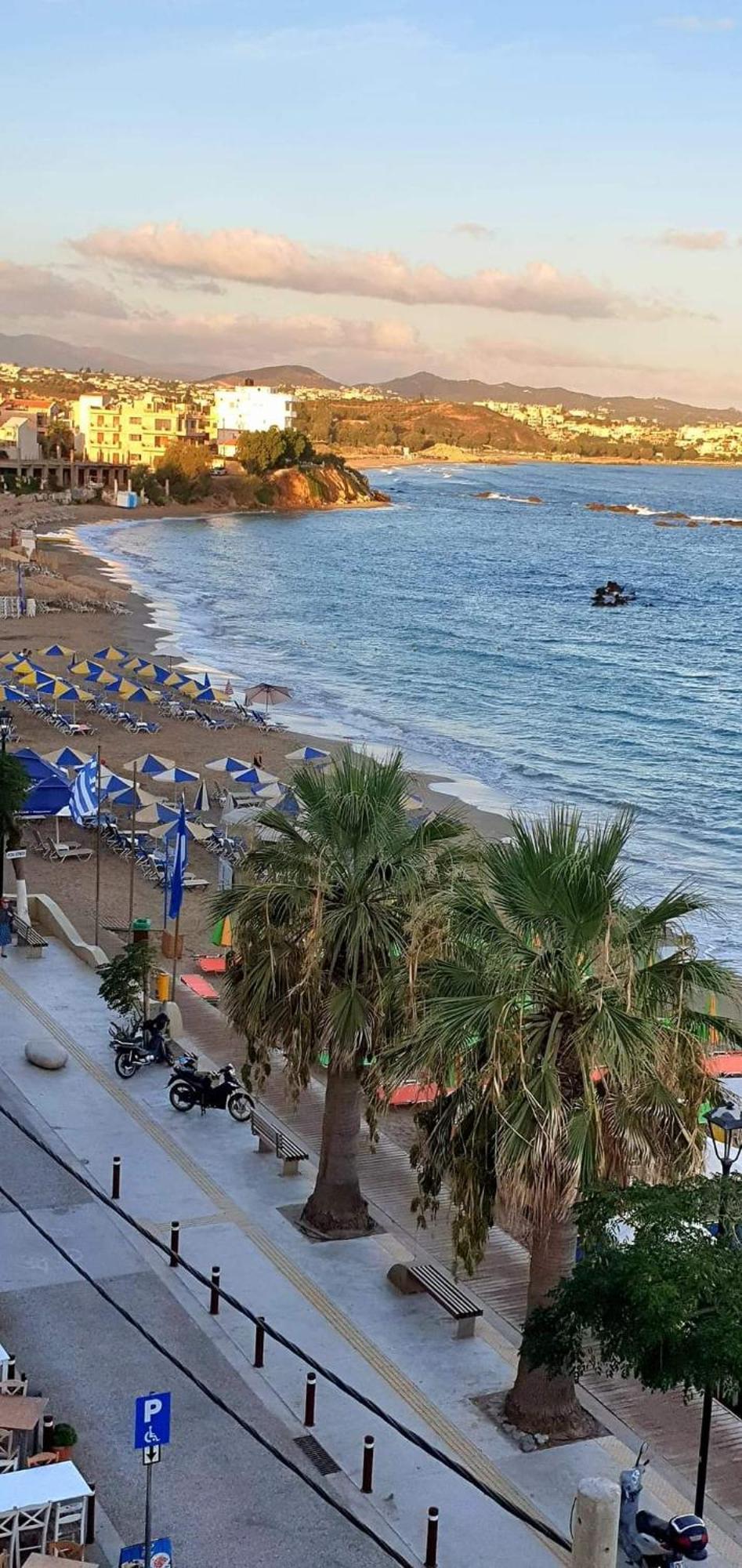 Panoramic Sea View Apartment Chania  Bagian luar foto