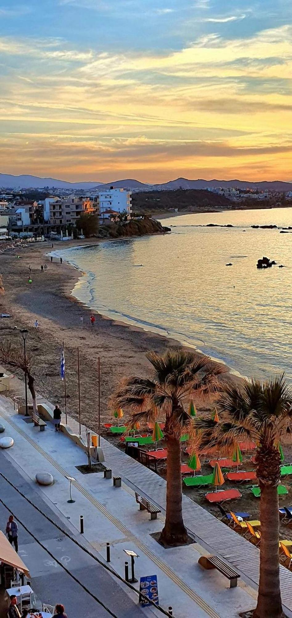 Panoramic Sea View Apartment Chania  Bagian luar foto