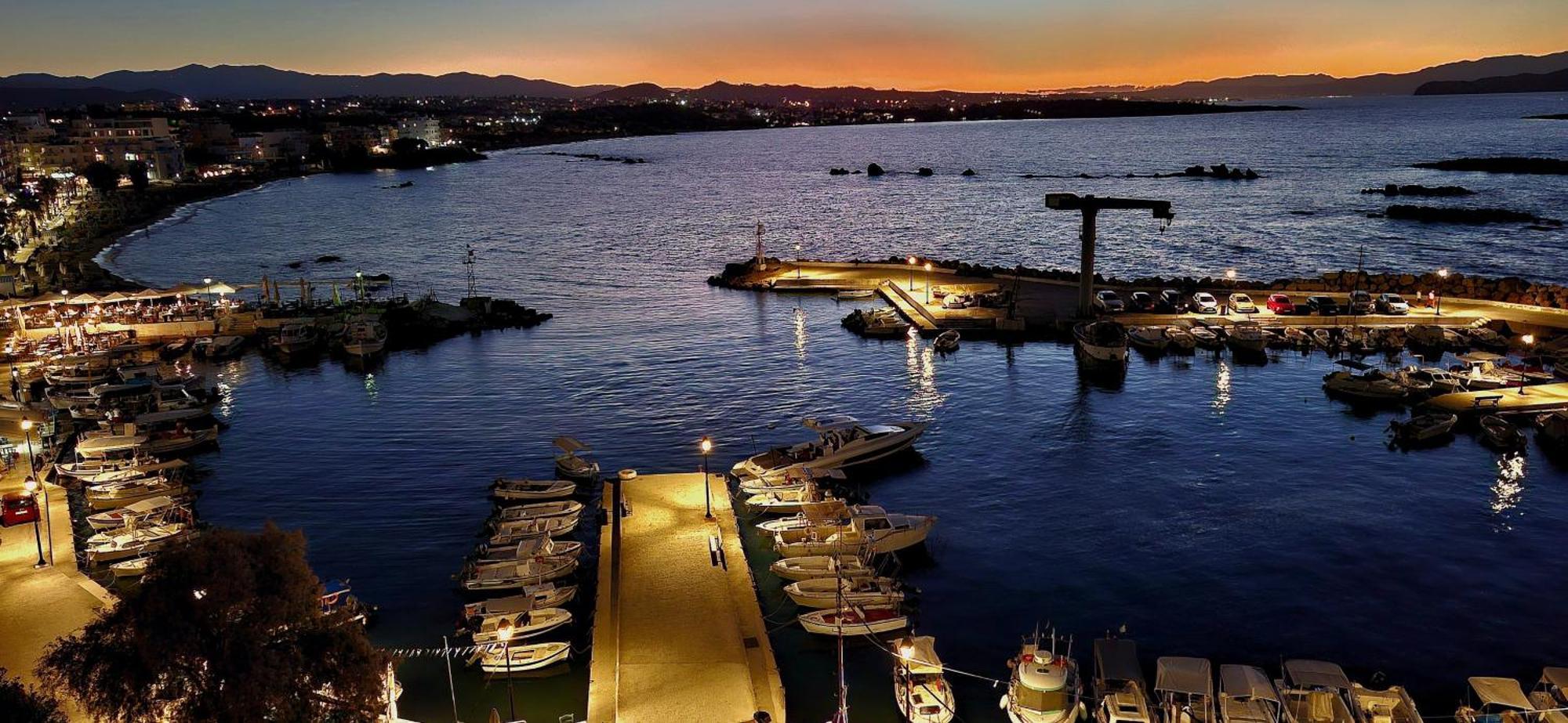 Panoramic Sea View Apartment Chania  Bagian luar foto