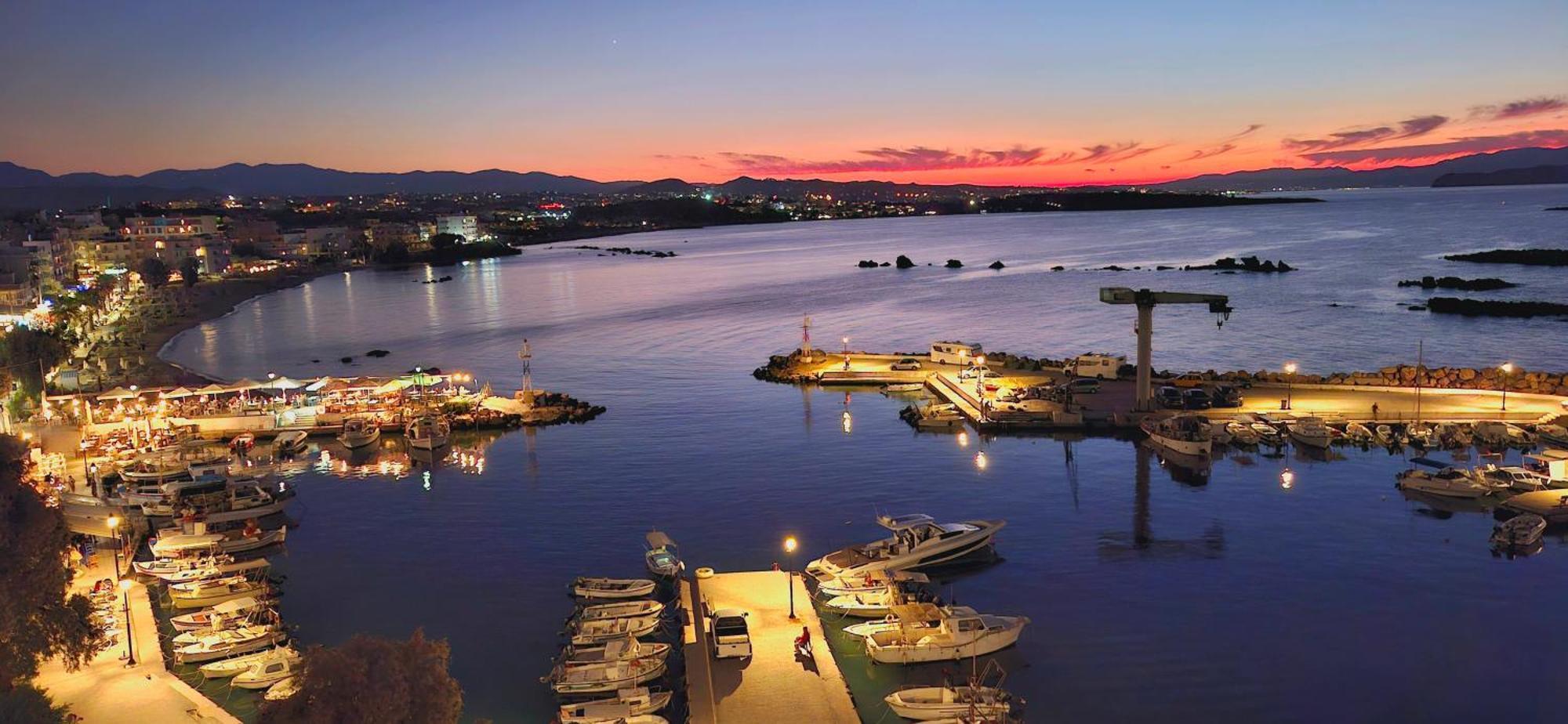 Panoramic Sea View Apartment Chania  Bagian luar foto