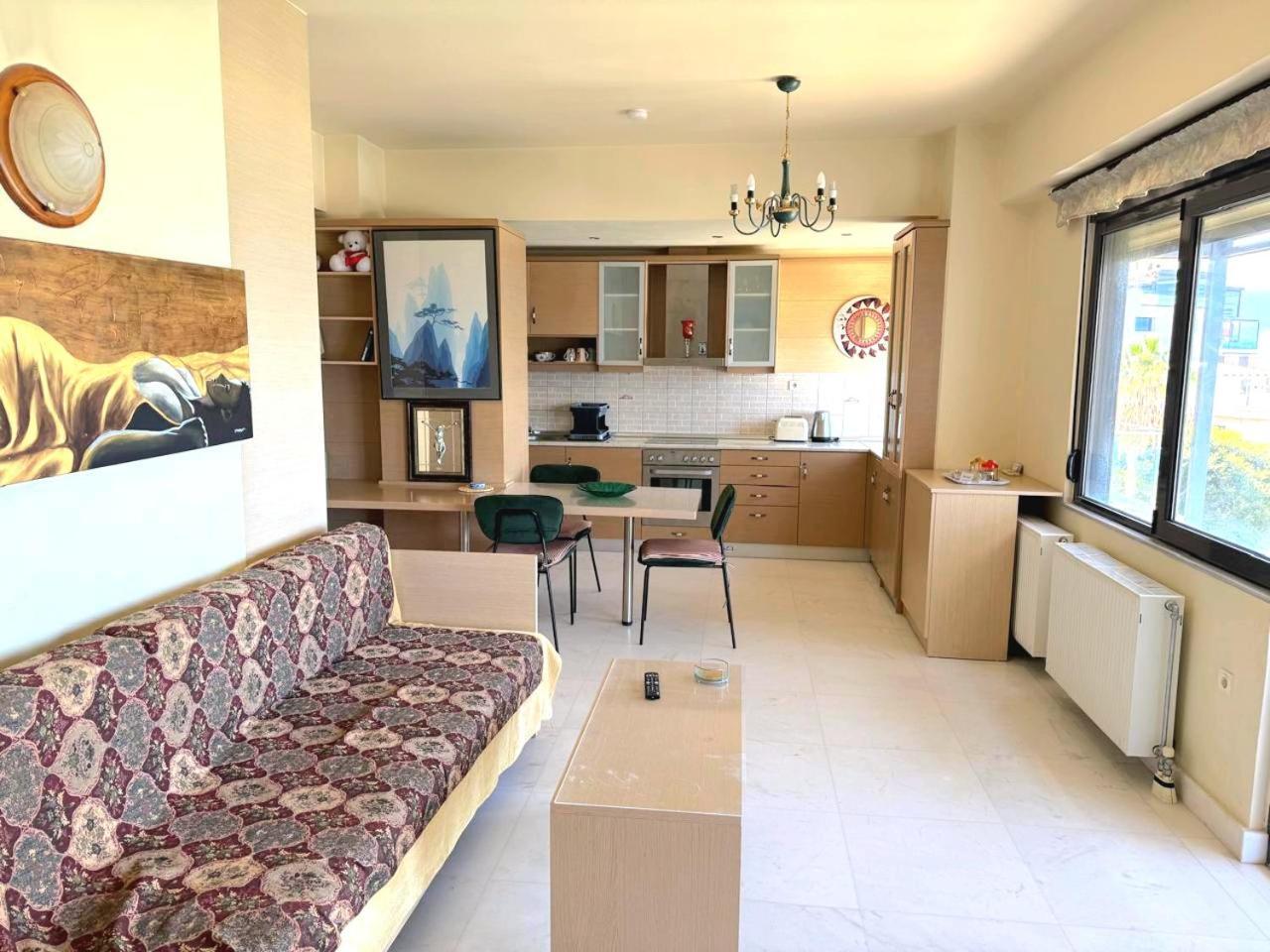Panoramic Sea View Apartment Chania  Bagian luar foto