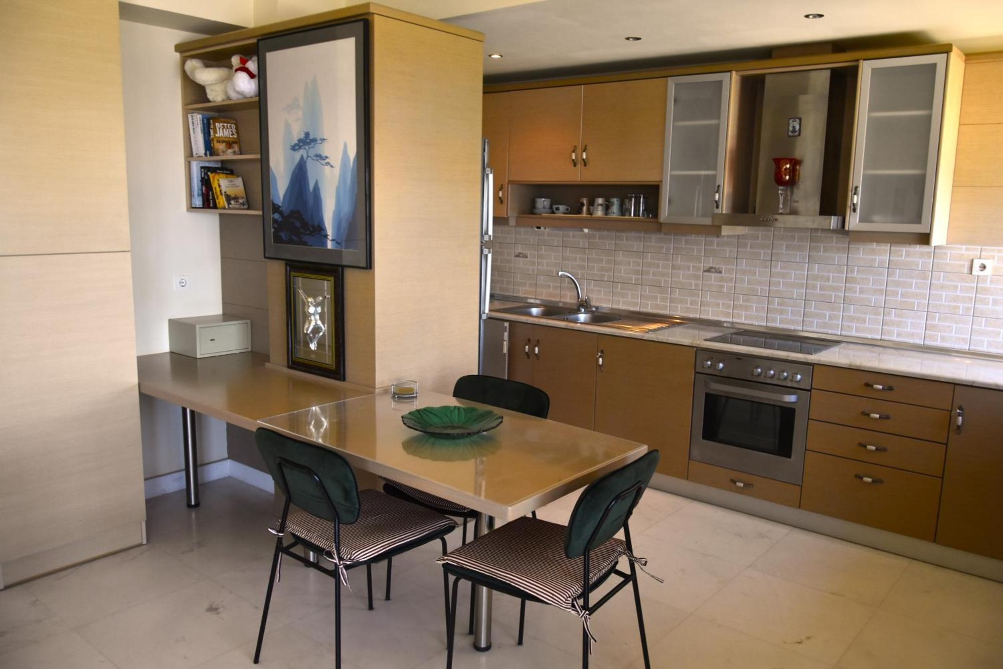 Panoramic Sea View Apartment Chania  Bagian luar foto